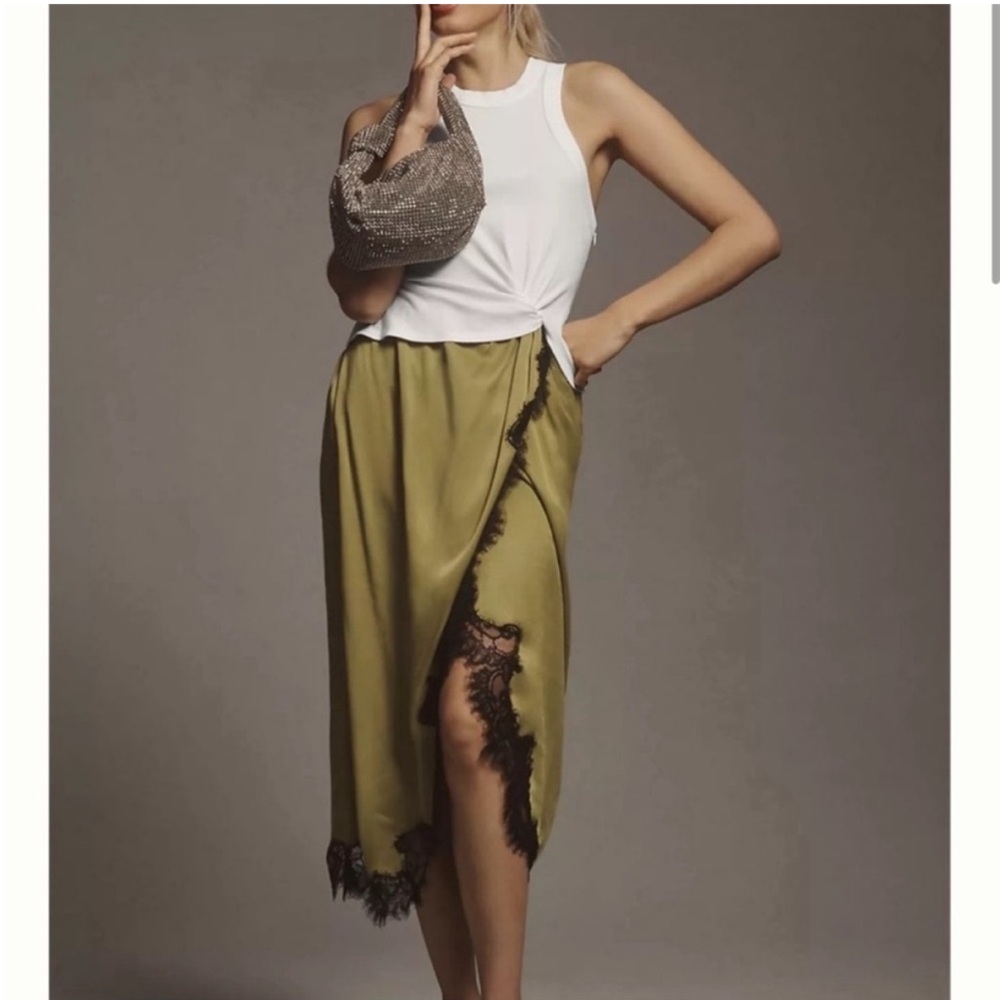 Anthropologie The Keeley Twofer Midi Dress Size Small